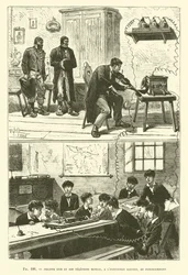 Philippe Reis und sein musikalisches Telefon in der Institution Garnier, Friedrichsdorf